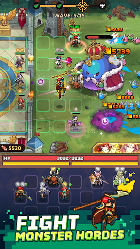 Pixel Defenders: Merge TD Game图片1