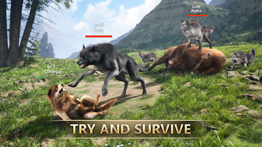 Wolf Game: Wild Animal Wars图片1