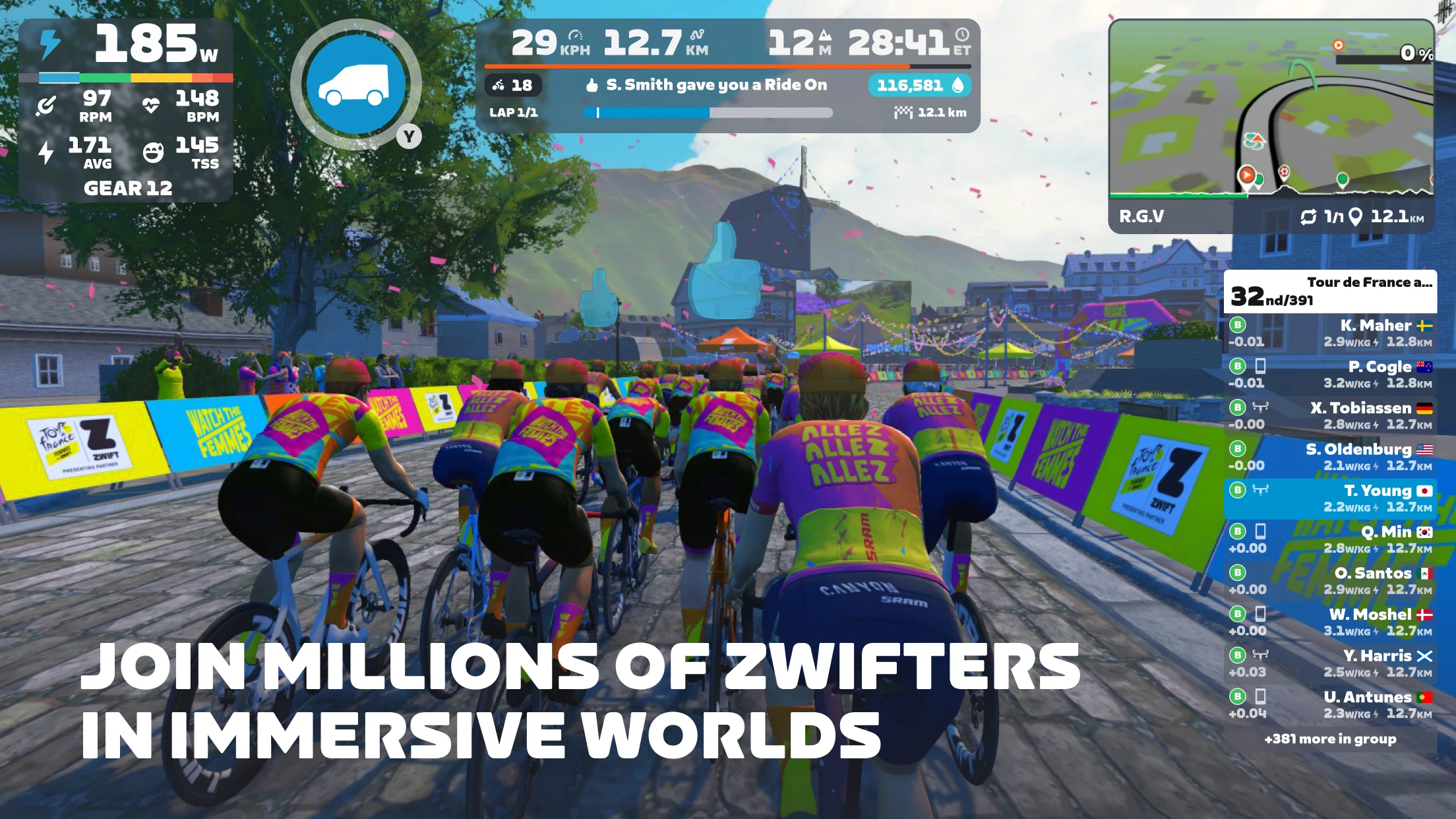 Zwift 骑行单车平台图片3