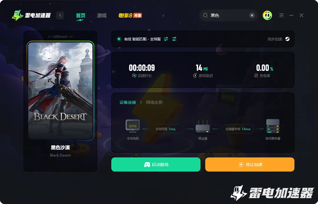 黑色沙漠加速器哪个好 黑色沙漠加速器下载地址推荐图片_5