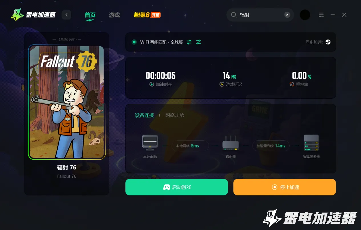 辐射76加速器哪个好 Fallout76免费加速器推荐图片_2