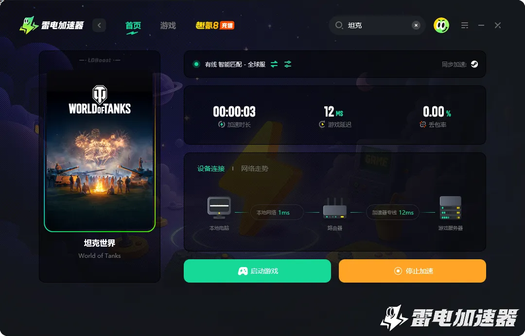 坦克世界加速器怎么选 坦克世界加速器推荐图片_3