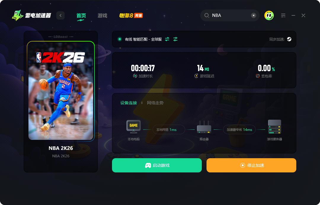 NBA2K26加速器选择推荐 玩NBA2K26用哪个加速器图片_4