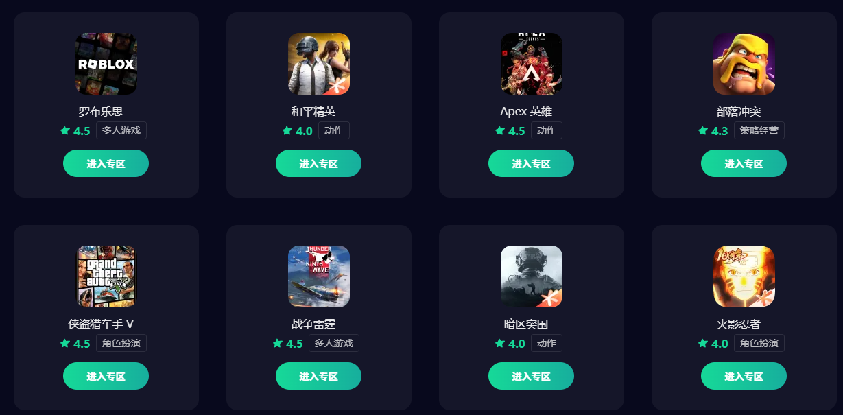 手机游戏加速器哪个好 手游国际服加速器选择推荐图片_1