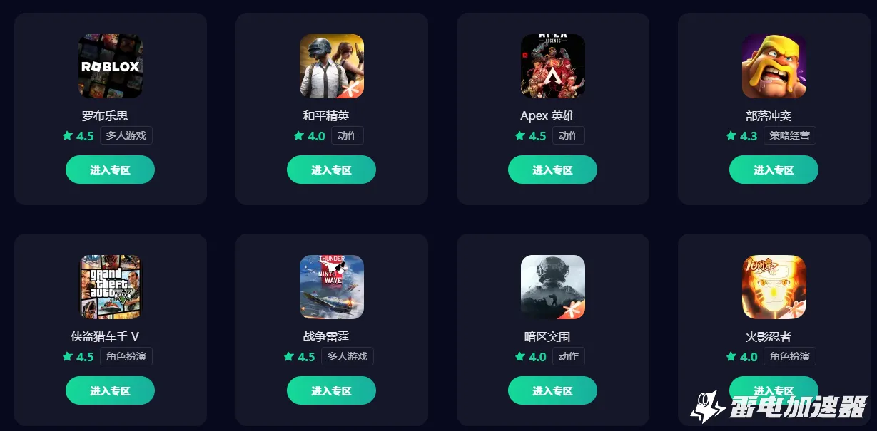 手机游戏加速器哪个好 手游国际服加速器选择推荐图片_1
